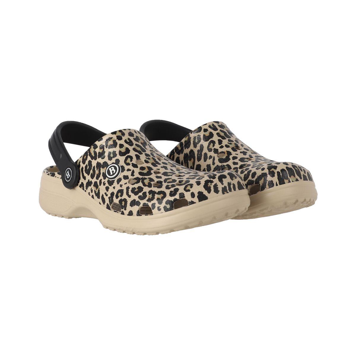 Zuecos Mujer Bamers Air Leopard Print-5
