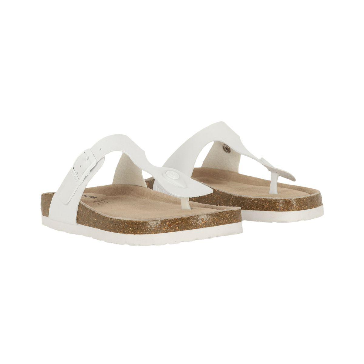 Sandalia Bamers New Capri Vegan l Mujer Blanco-2