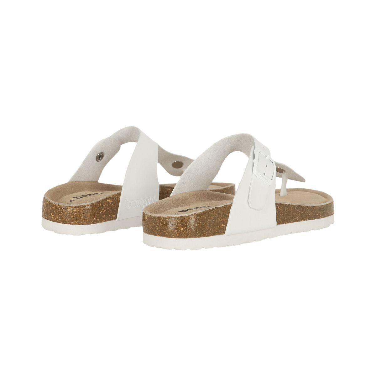 Sandalia Bamers New Capri Vegan l Mujer Blanco-3
