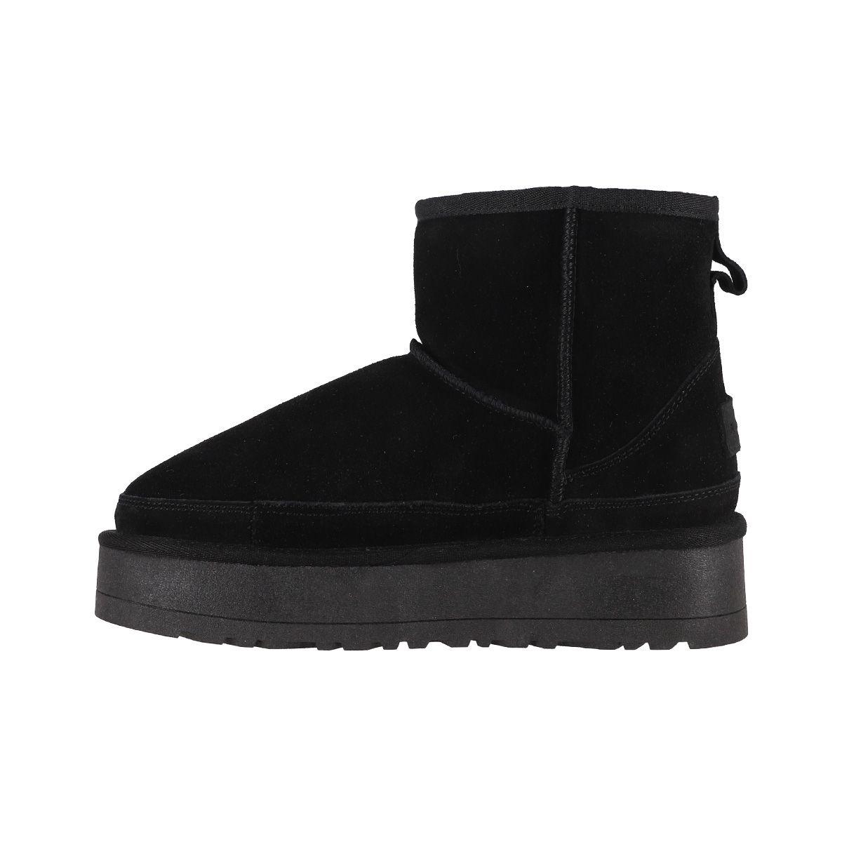 Botas Mujer Bamers Aspen Plataforma Negro-1