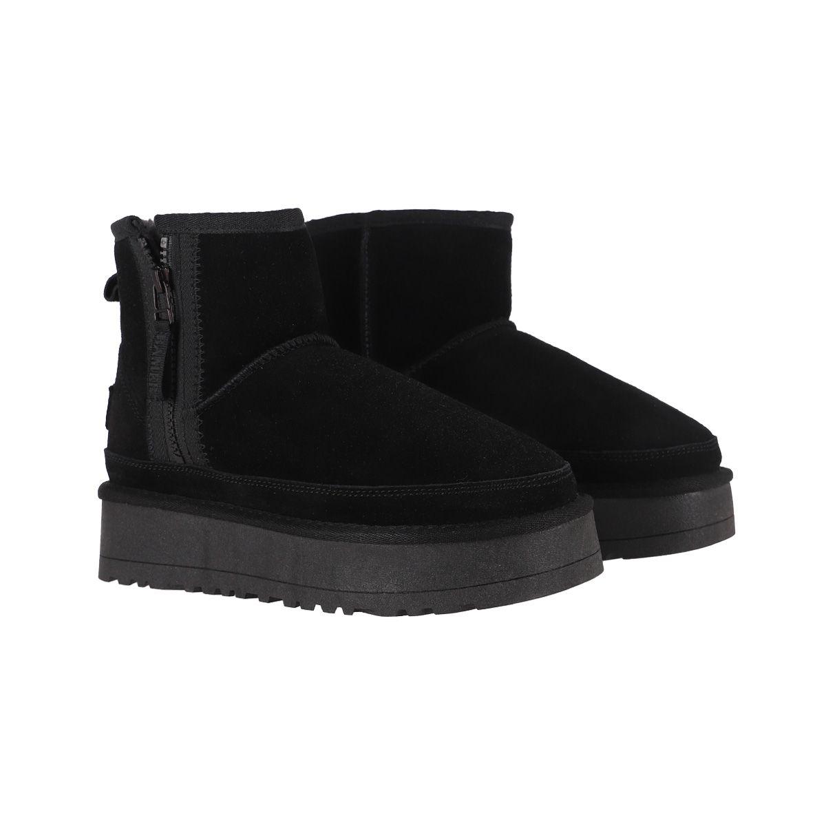 Botas Mujer Bamers Aspen Plataforma Negro-4