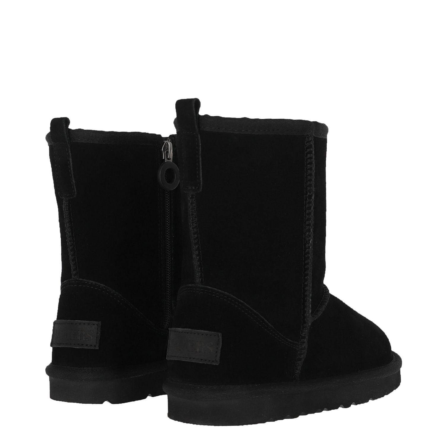 Bota Bamers Blast Zip Leather Niños Unisex Negro-4