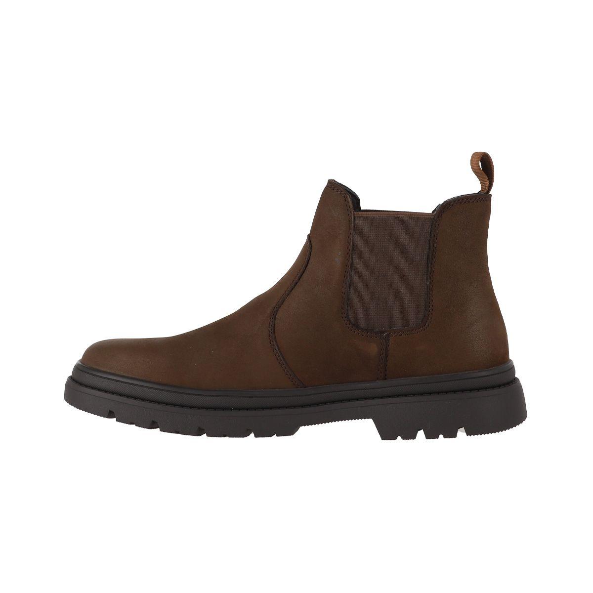 Botas Hombre Cuero Chelsea Café Bamers-1