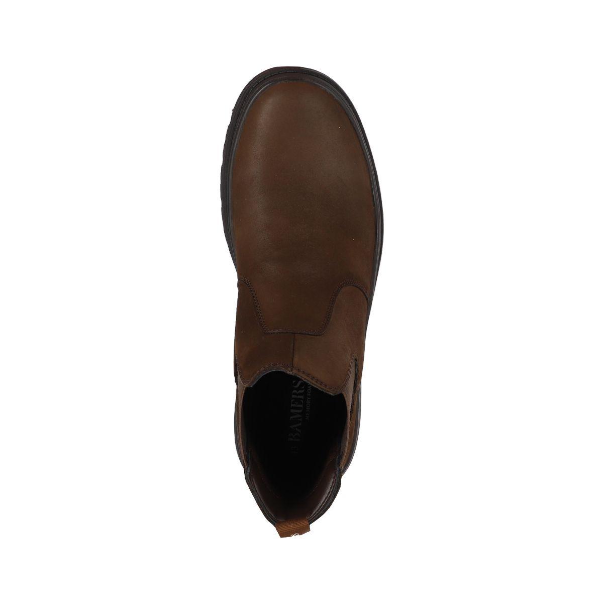 Botas Hombre Cuero Chelsea Café Bamers-2