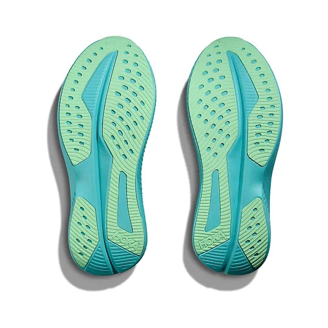 Zapatillas Mujer Running Hoka Mach 6 White/Cielo Blue-6