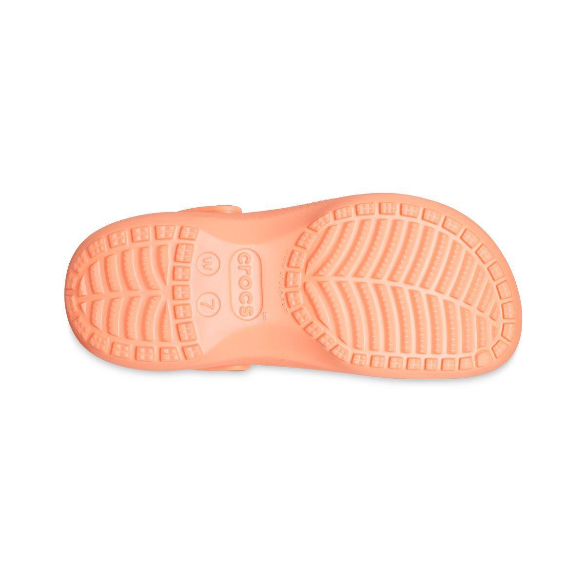 Zueco Crocs Classic Platform Mujer Orange-3