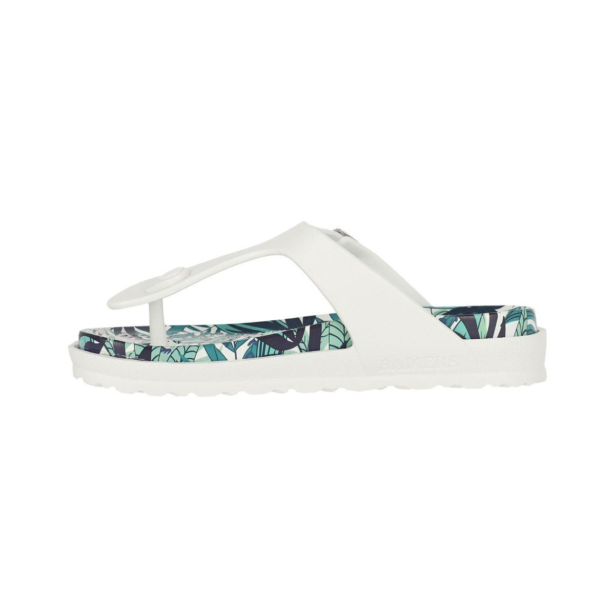 Sandalia Bamers New Capri Vegan Mujer Blanco-1