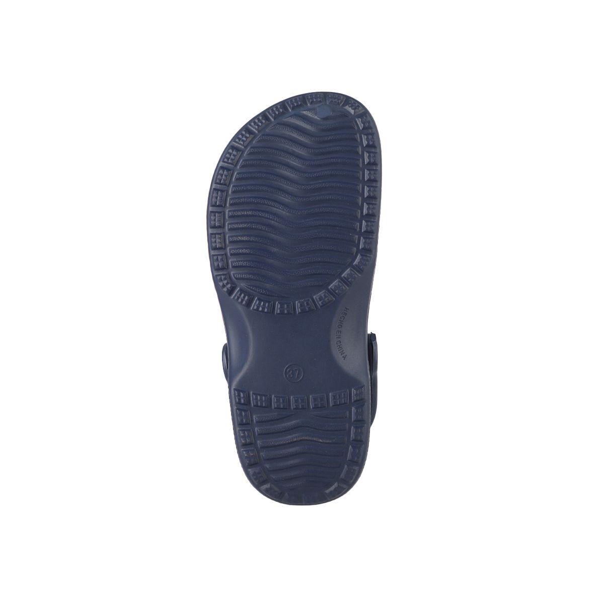 Zuecos Mujer Bamers Air Azul Marino-3