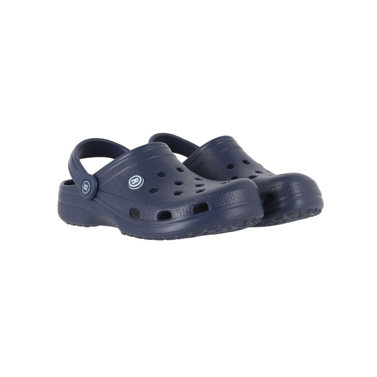 Zuecos Mujer Bamers Air Azul Marino-4