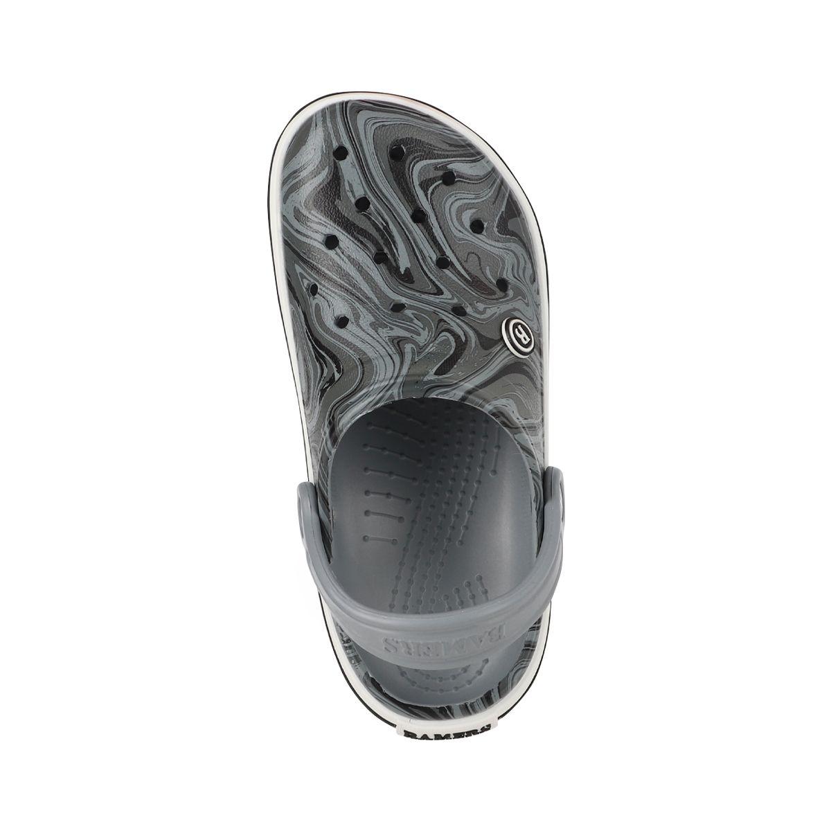 Zuecos Niños Airline Gris Print Bamers-2