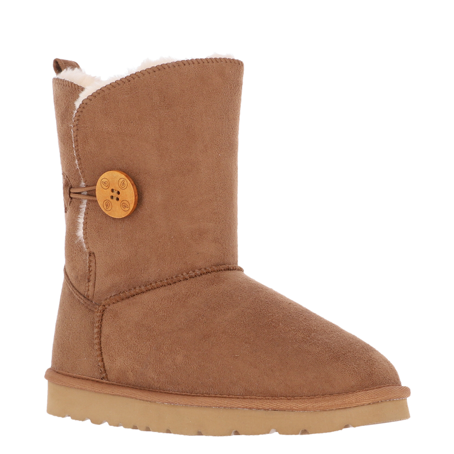 Bota Bamers Blast Button Fiber Mujer Caramel-1