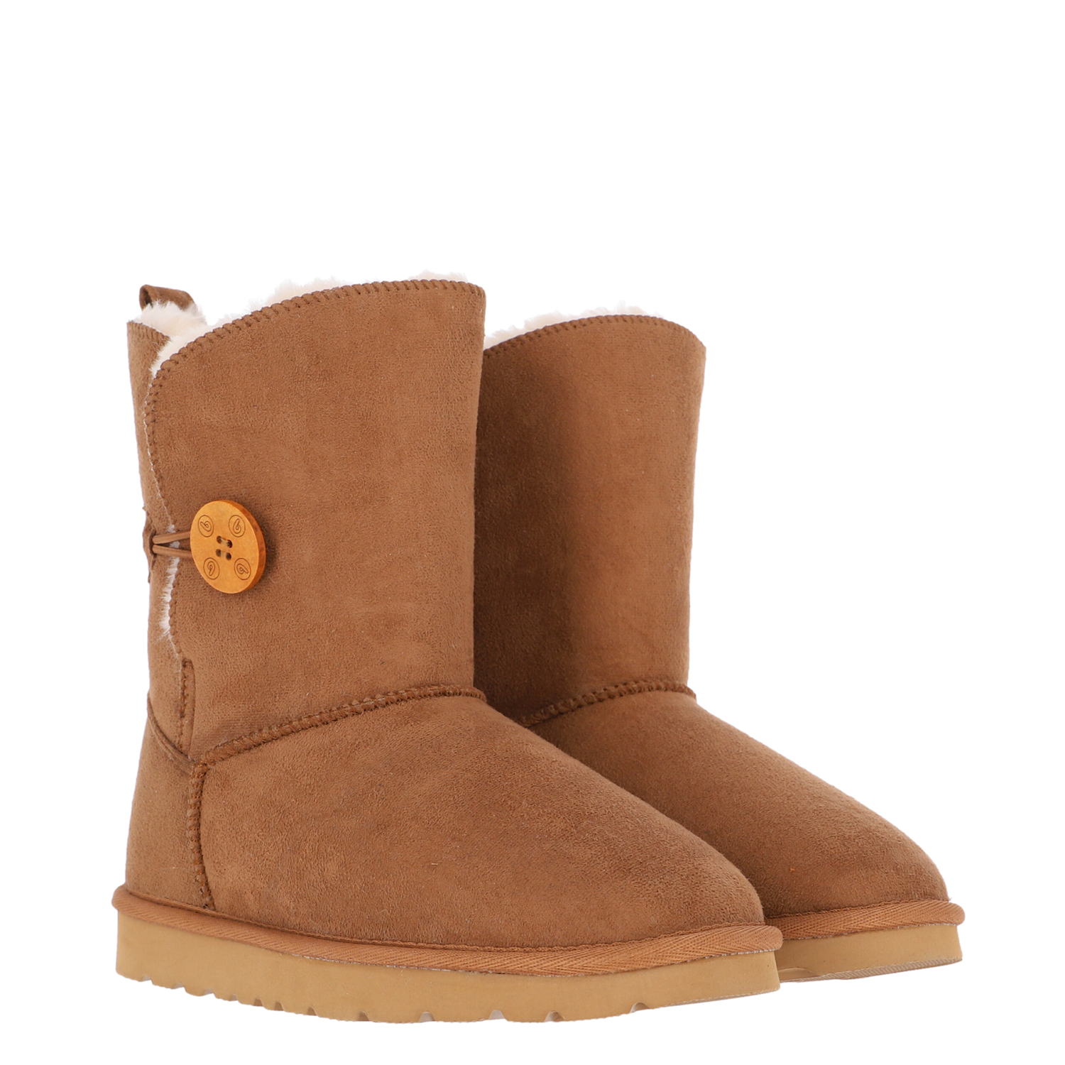 Bota Bamers Blast Button Fiber Mujer Caramel-2
