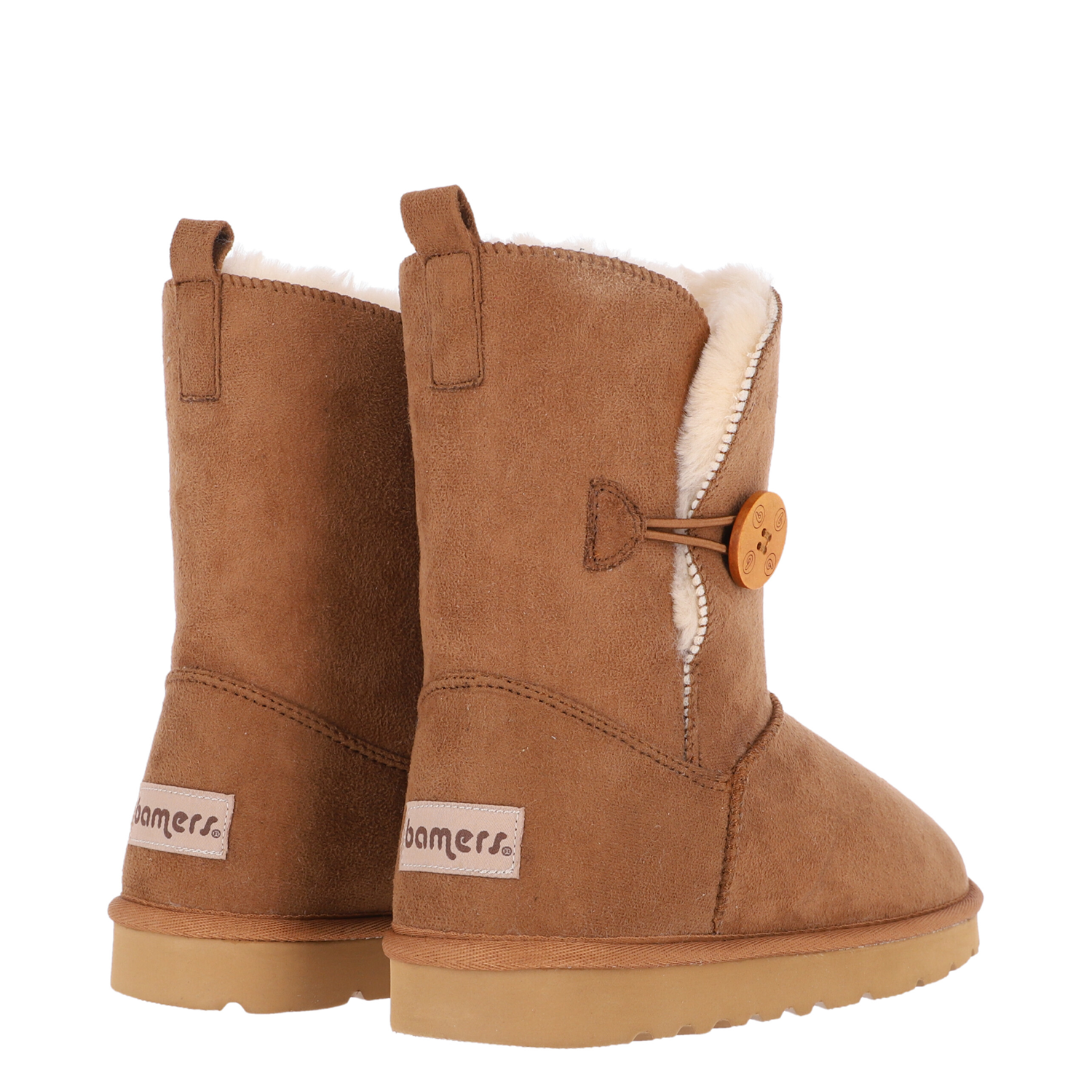 Bota Bamers Blast Button Fiber Mujer Caramel-3