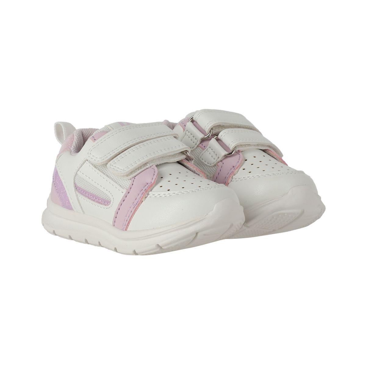 Zapatillas Bebé Blanco/Lila Bamers Blow Run-4