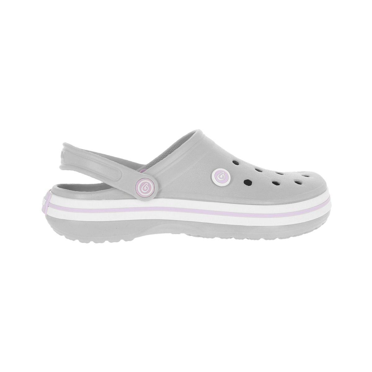 Zueco Bamers Airline Mujer Gris Claro-0