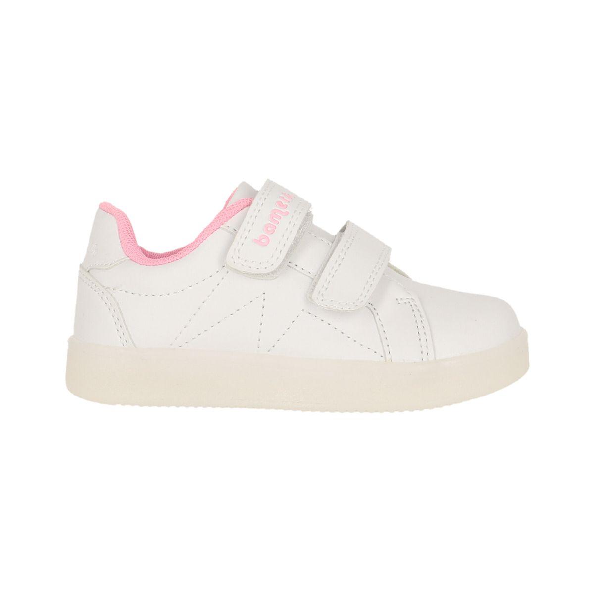 Zapatillas Niña Bali Colors Blanco/Rosado Bamers-0