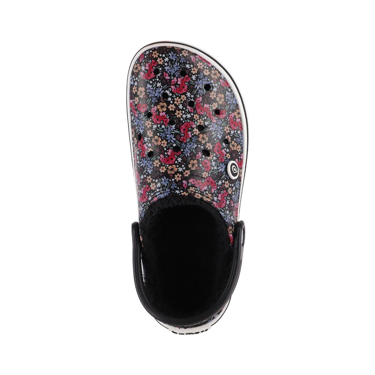 Zuecos Mujer Bamers Refugio Line Negro Print-2