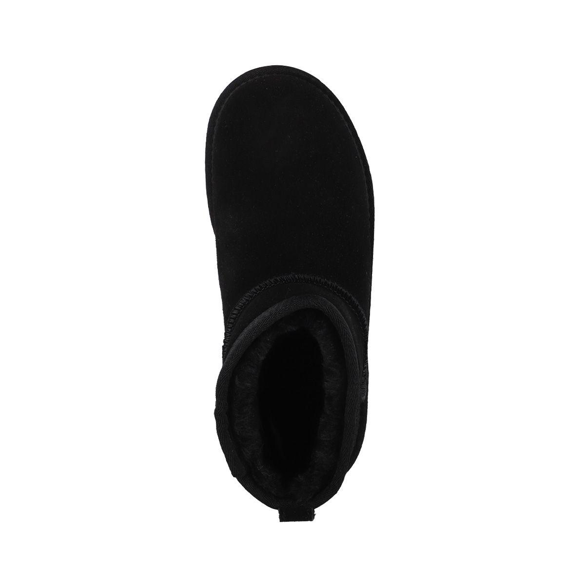 Botas Mujer Bamers Blast Mini Plataforma Cuero Negro-2