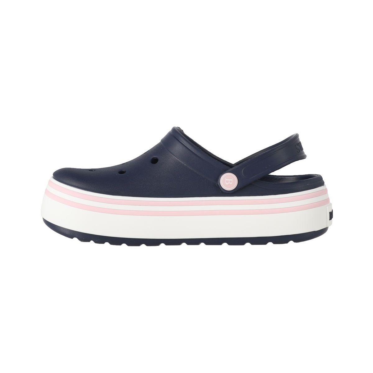 Zuecos Plataforma Mujer Bamers Airline High Azul-1