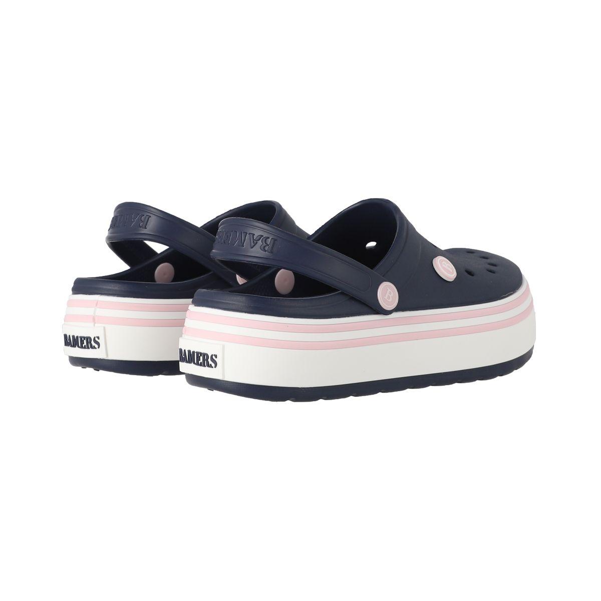 Zuecos Plataforma Mujer Bamers Airline High Azul-5