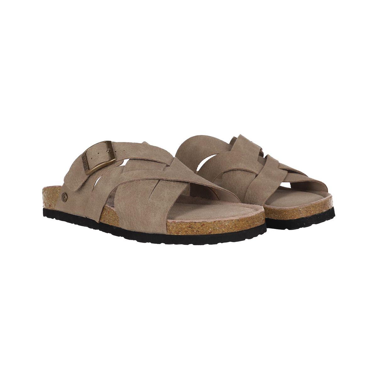 Sandalia Bamers Kend Straps Mujer Beige-4