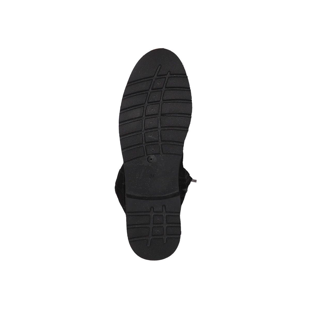 Bota Bamers Malaga High Cuero Mujer Negro-3