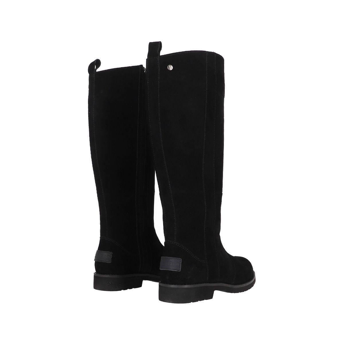 Bota Bamers Malaga High Cuero Mujer Negro-5