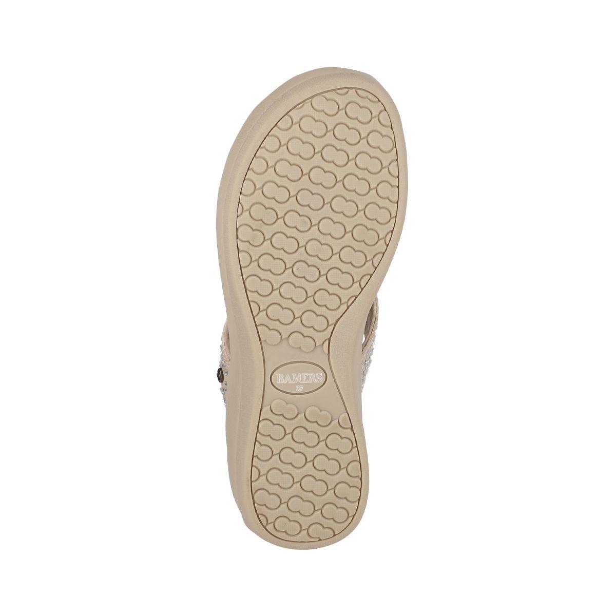 Sandalias Mujer Cruz Bamers Beige-3