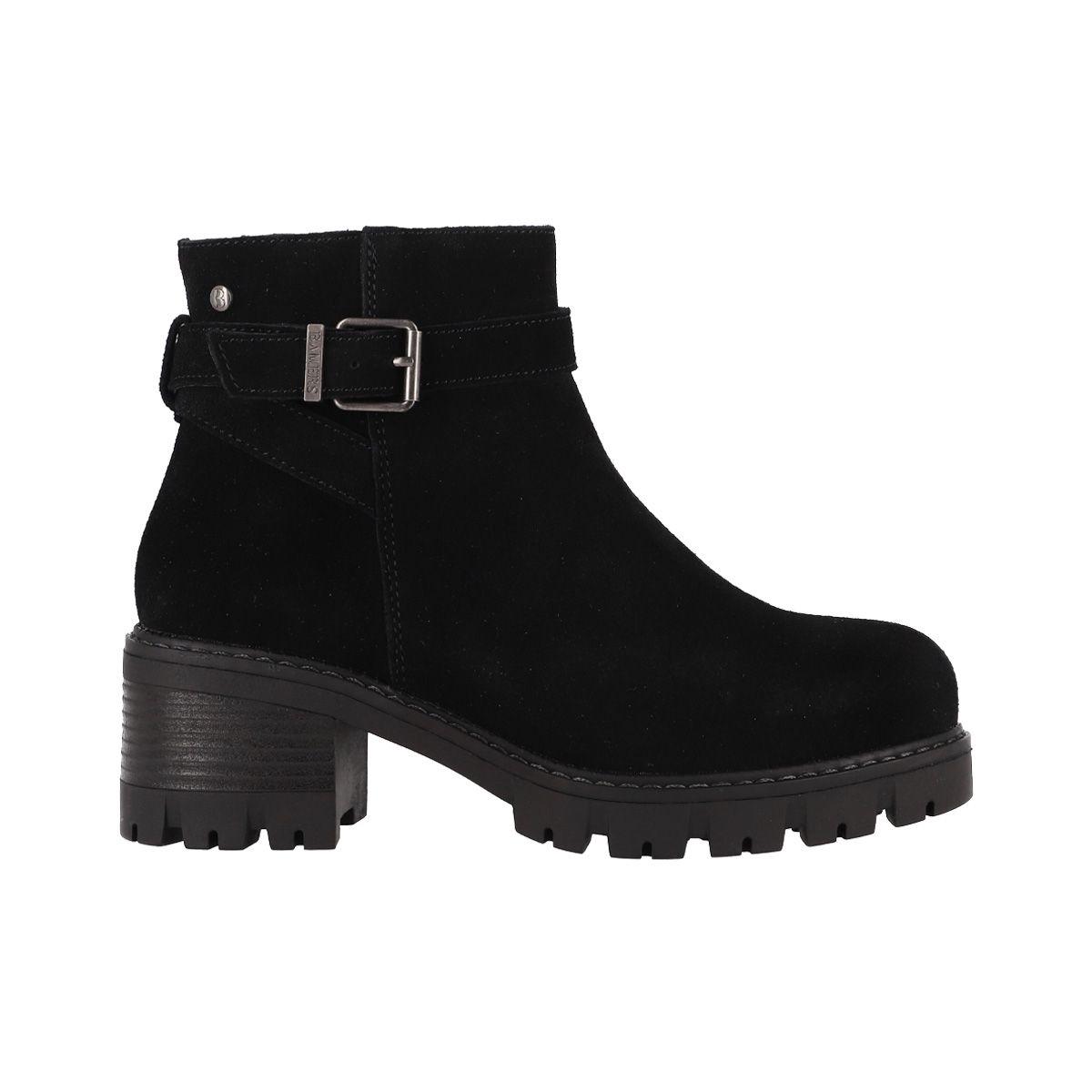 Botines Mujer Bamers Nisa MID Negro-0