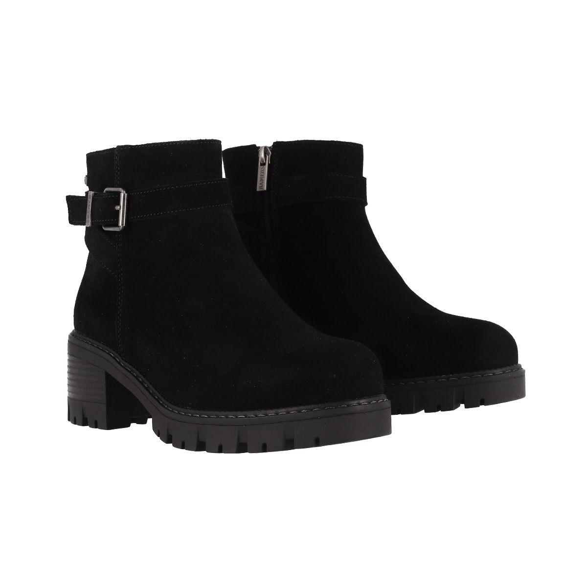 Botines Mujer Bamers Nisa MID Negro-4