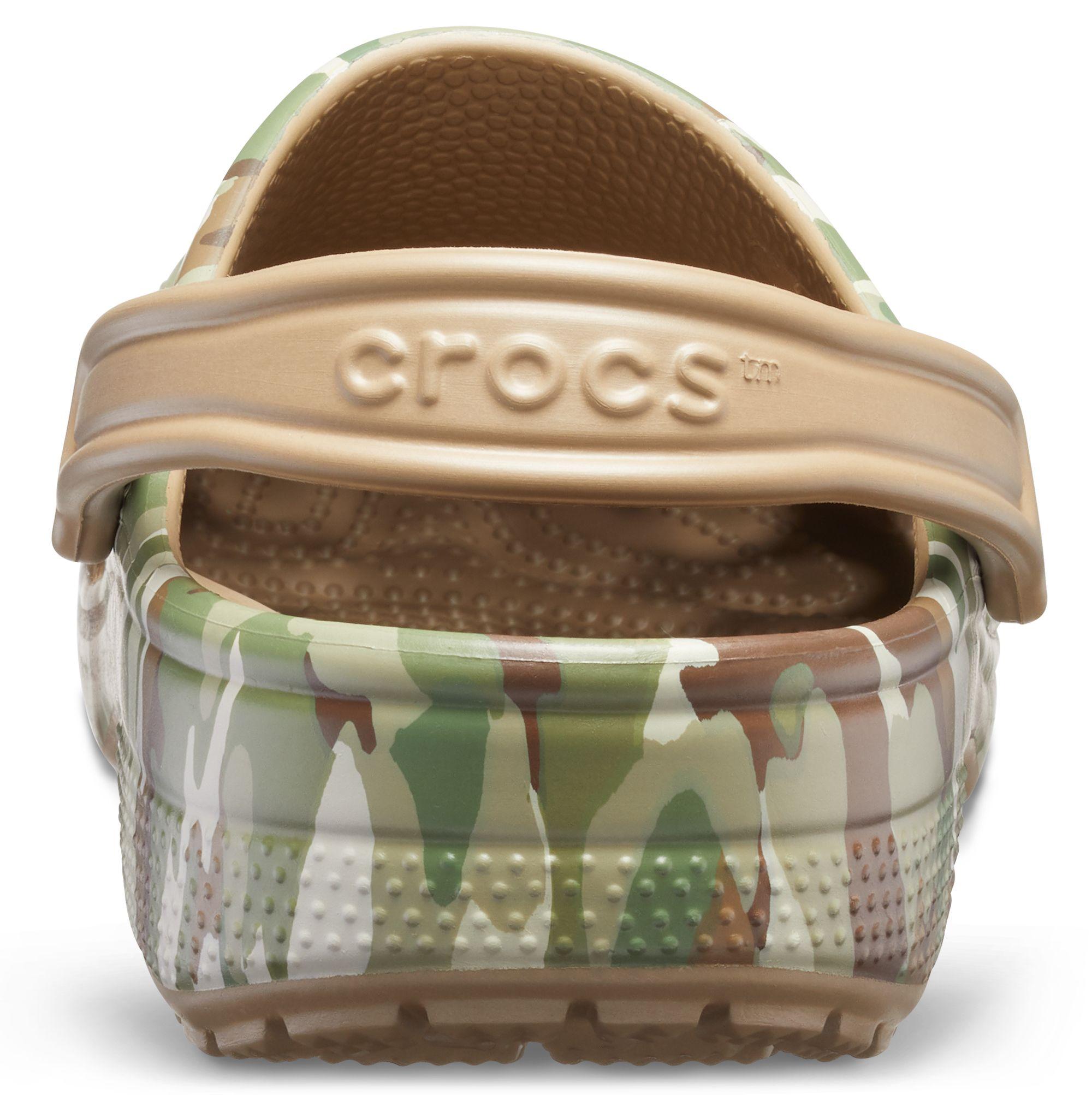 Zuecos Crocs Classic Graphic Ii Clog Unisex Green/Khaki-7