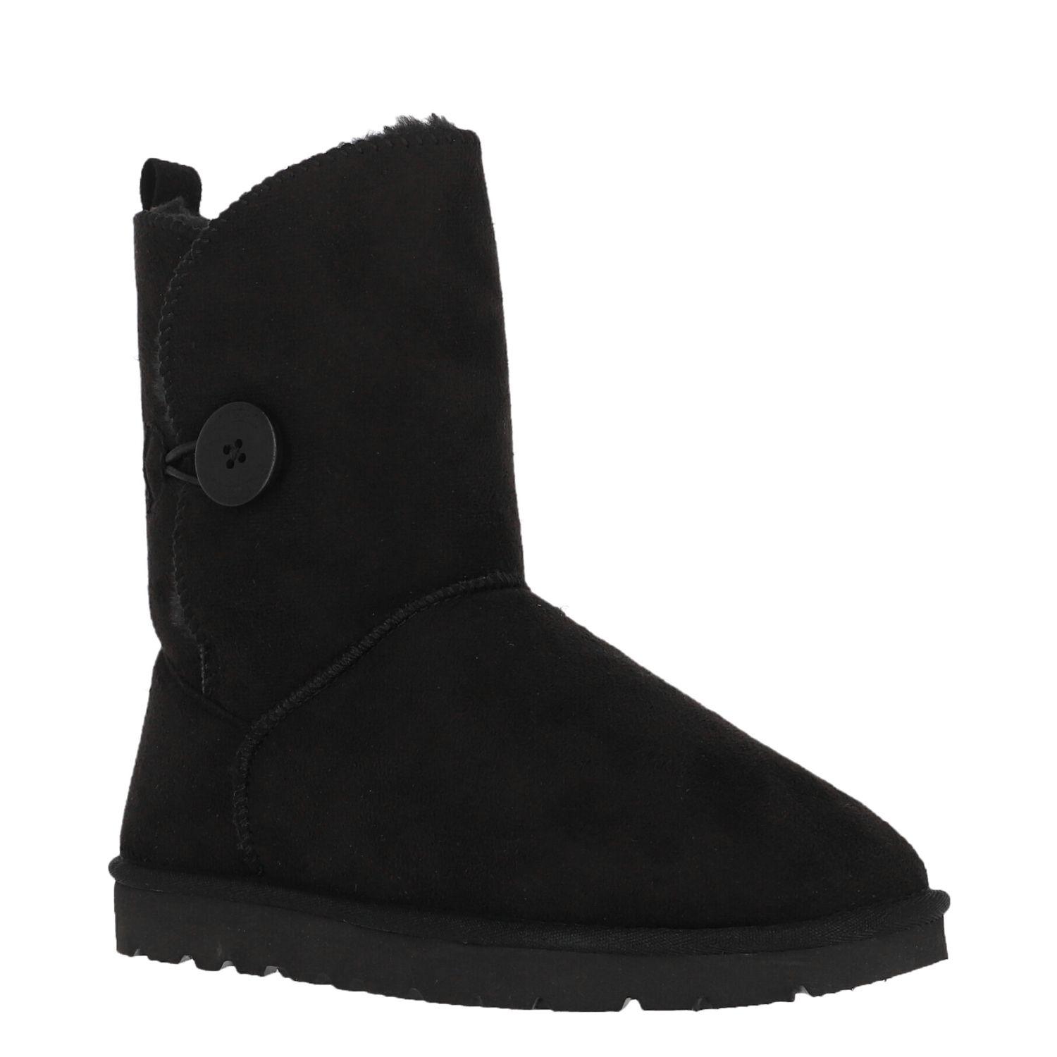 Bota Mujer  Bamers Blast Button Fiber Negro-1