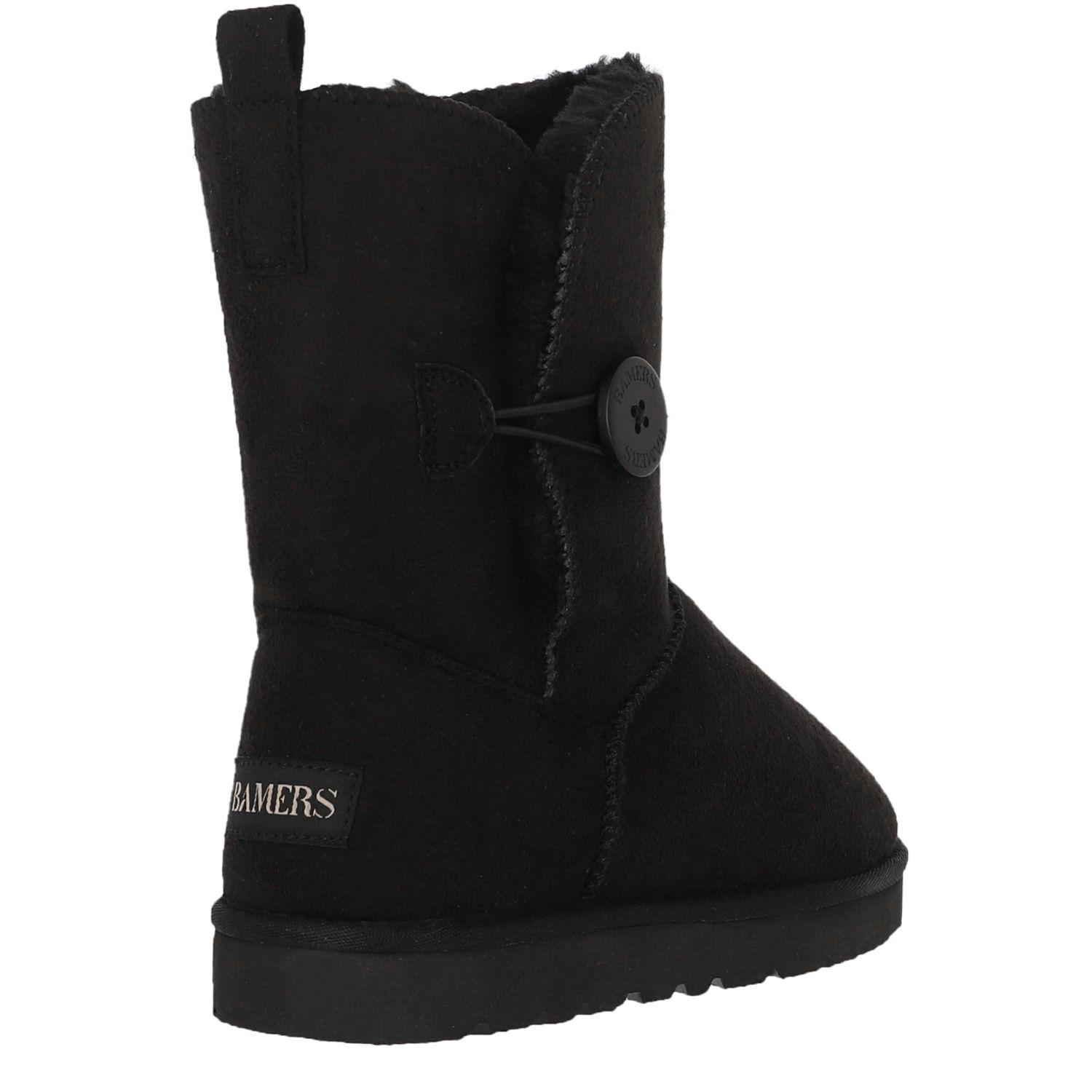 Bota Mujer  Bamers Blast Button Fiber Negro-2