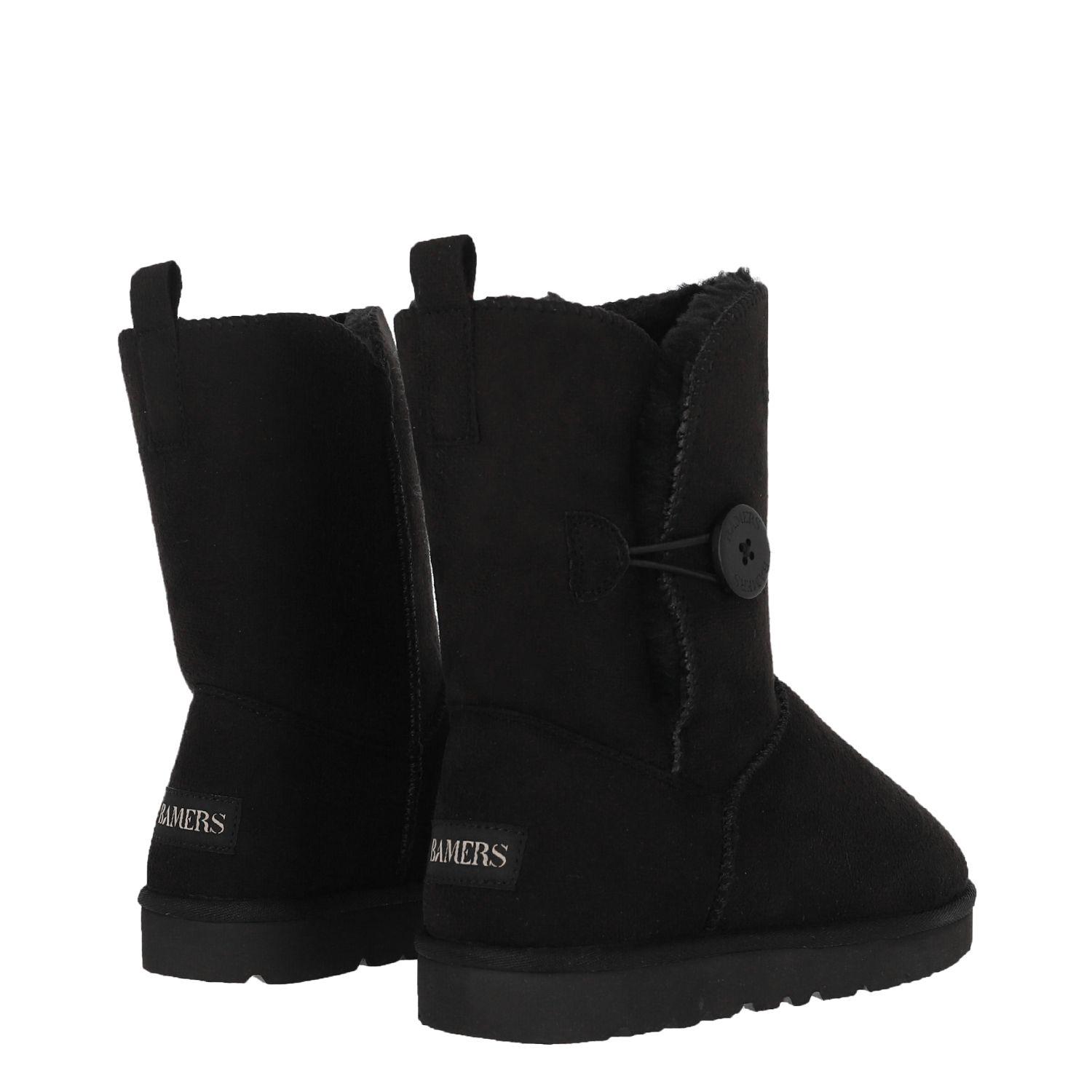 Bota Mujer  Bamers Blast Button Fiber Negro-4