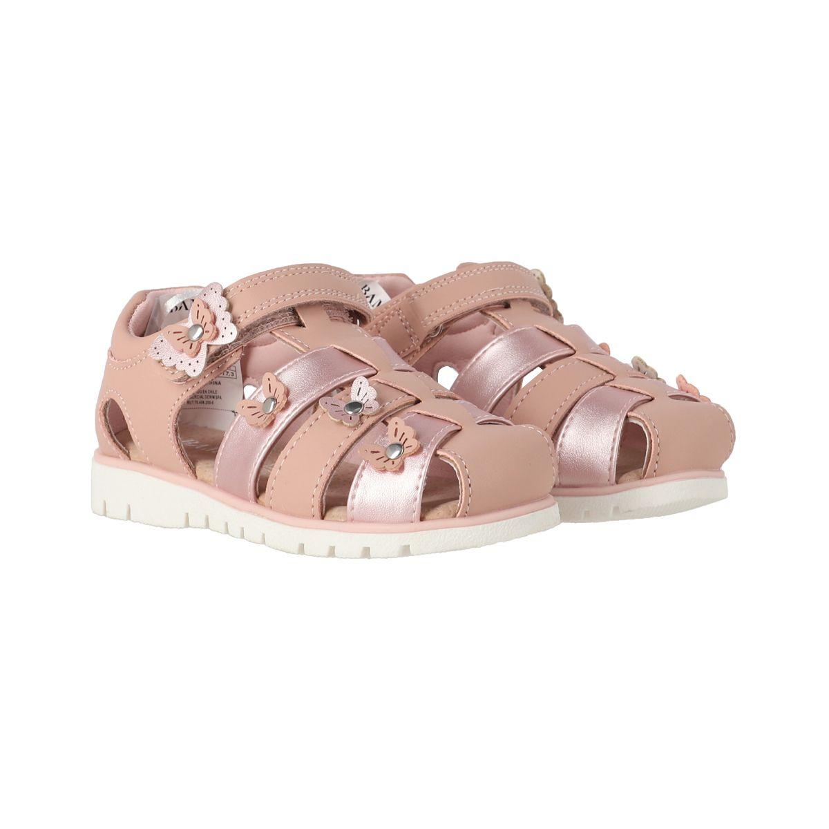 Sandalias Niñas Bamers Adela Rosa Opaco-4