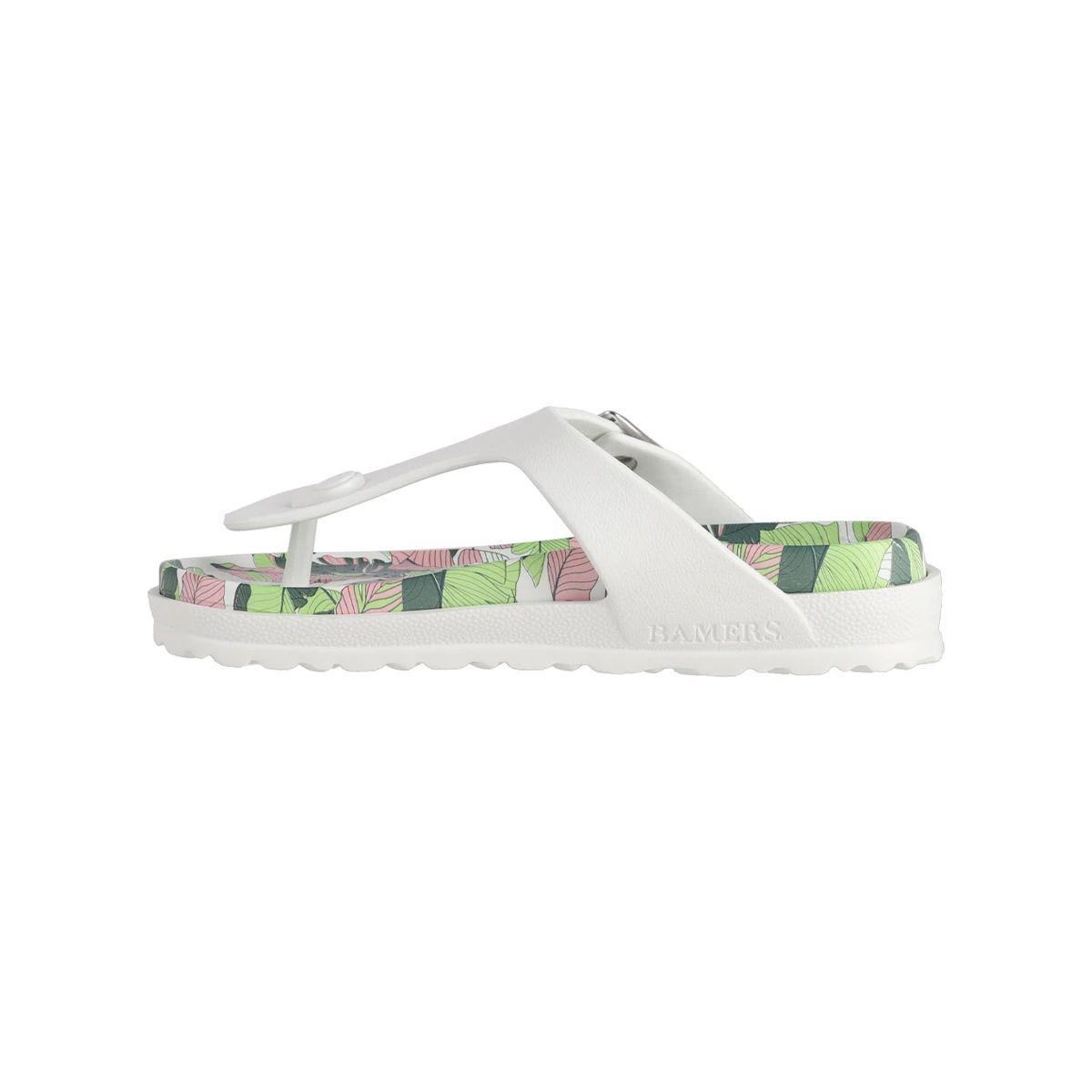 Sandalias Mujer  Bamers New Capri Vegan Blanco Print-1