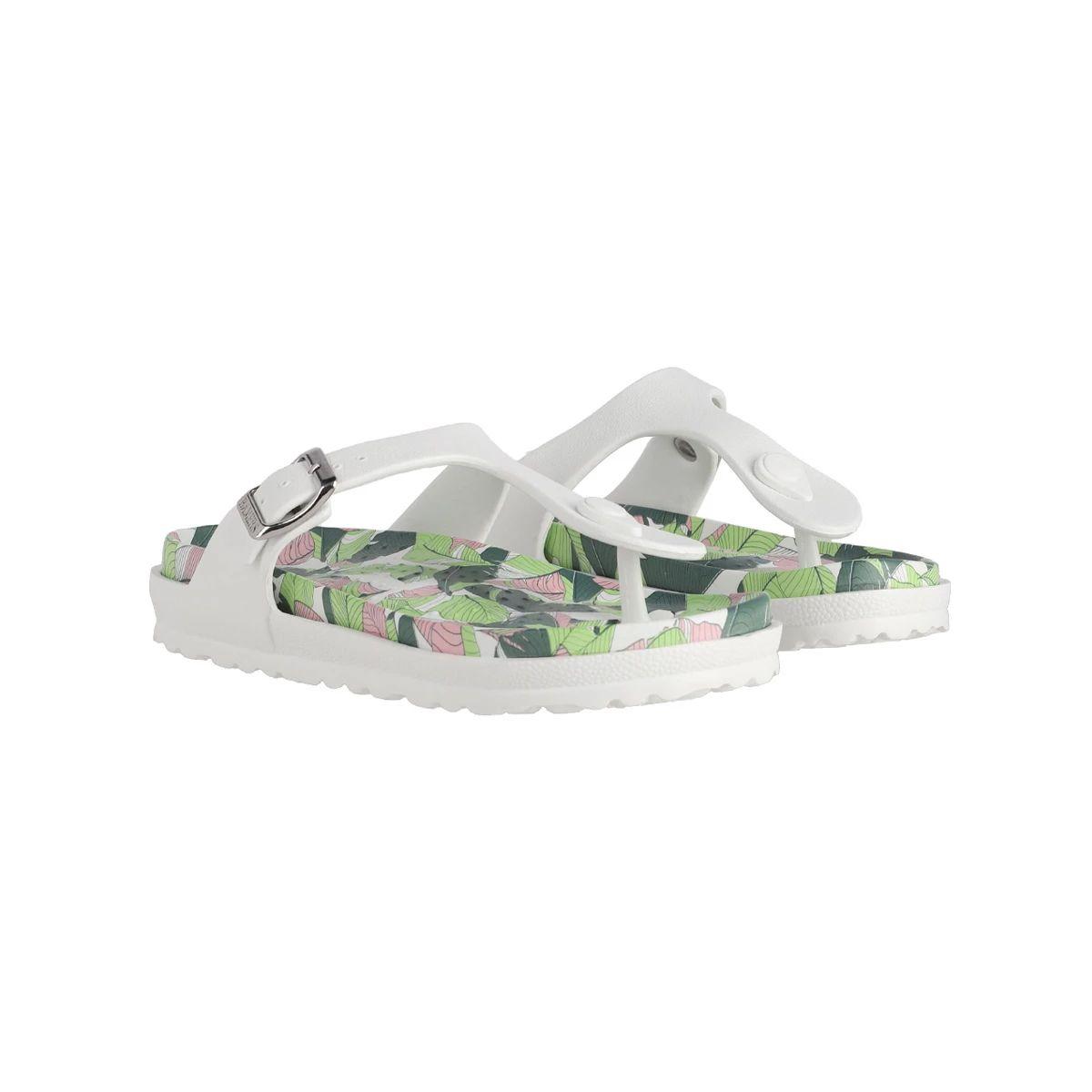 Sandalias Mujer  Bamers New Capri Vegan Blanco Print-4