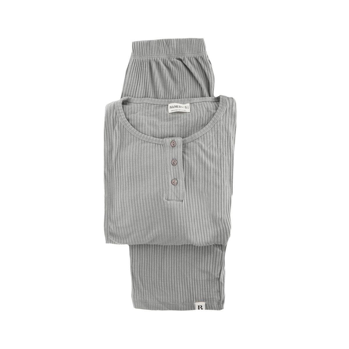 Pijama Bamers Oasis Mujer Gris-5