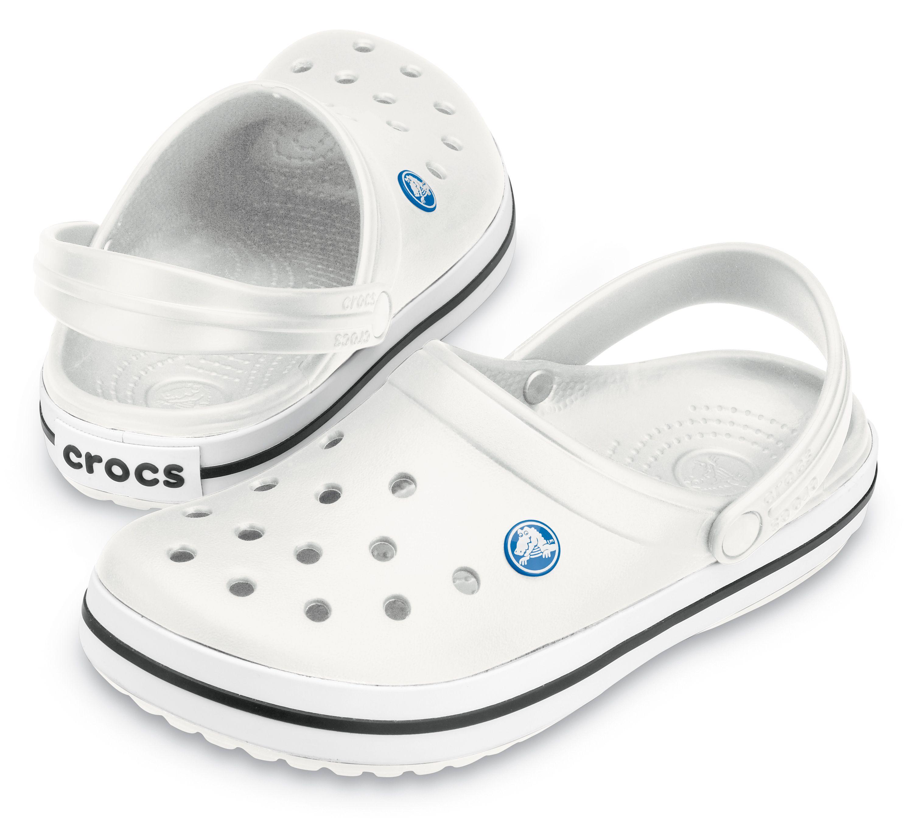 Zueco Crocs Crocband Unisex White-2