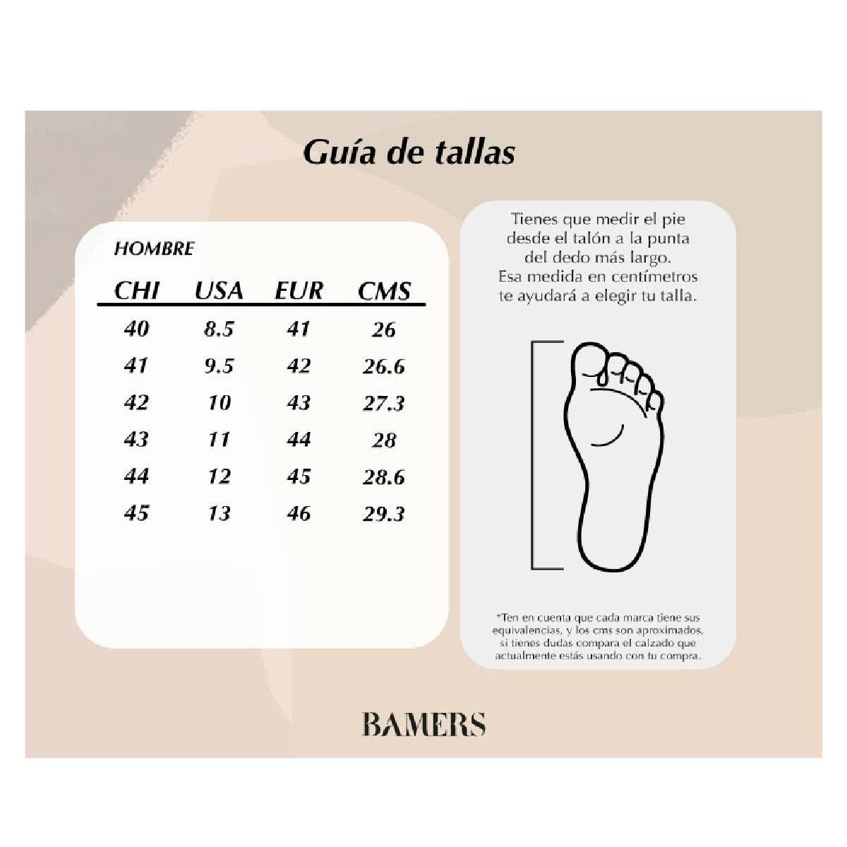 Zueco Bamers Airline Hombre Negro-5