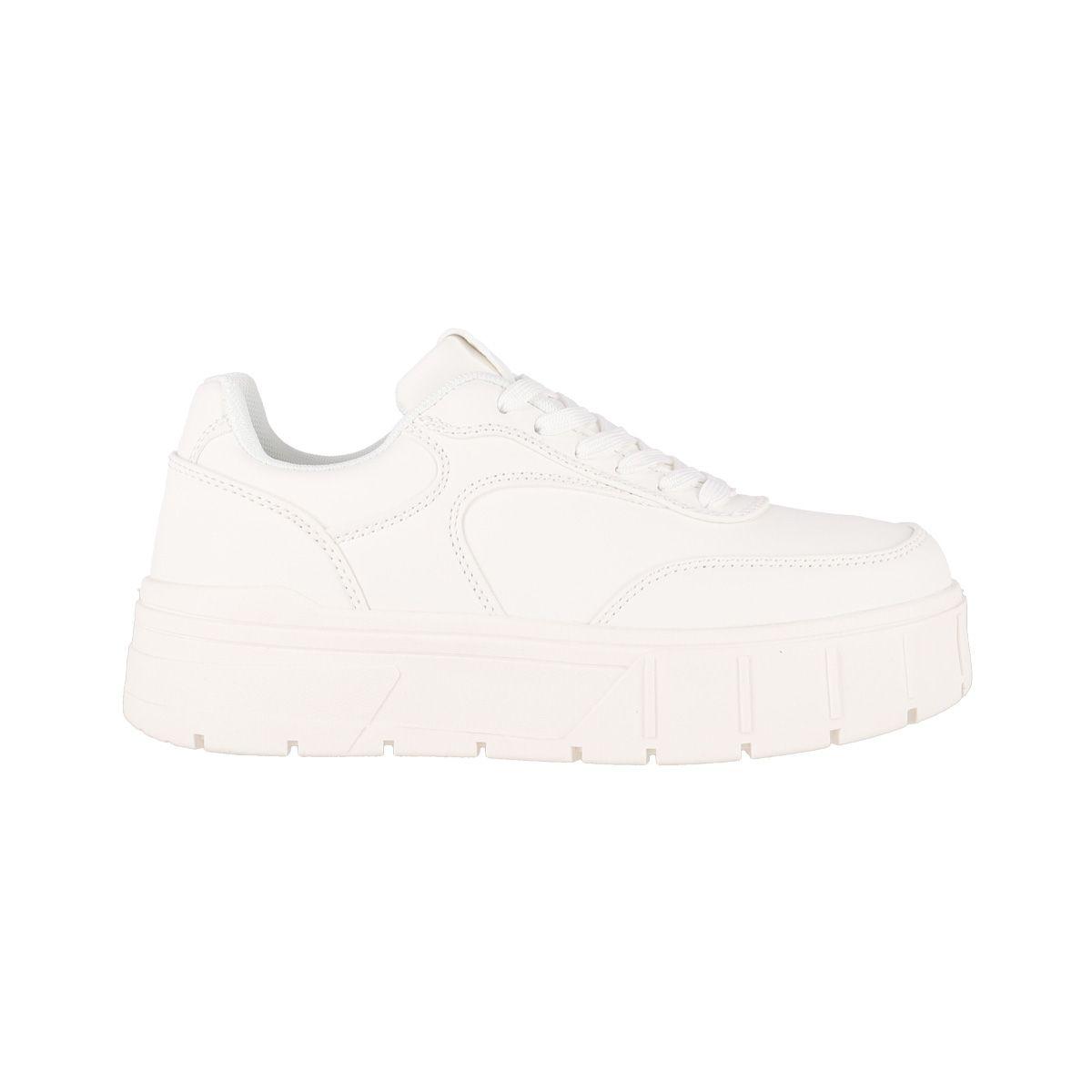 Zapatillas Bamers Mujer Cannes Platform Blancas-0