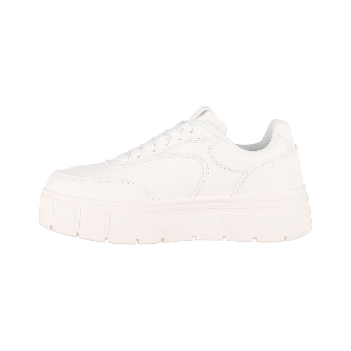 Zapatillas Bamers Mujer Cannes Platform Blancas-1