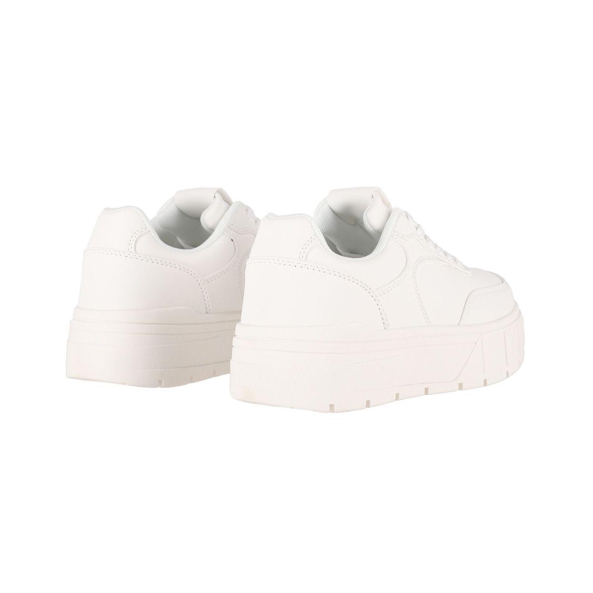 Zapatillas Bamers Mujer Cannes Platform Blancas-3