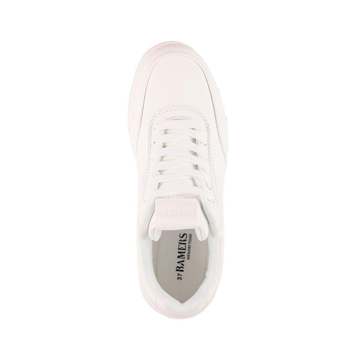Zapatillas Bamers Mujer Cannes Platform Blancas-4