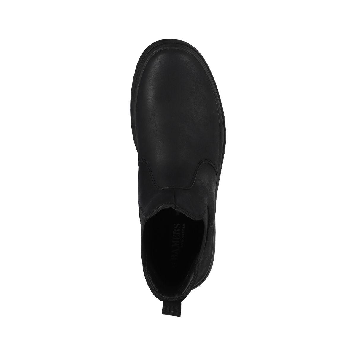 Botas Hombre Cuero Chelsea Negro Bamers-2