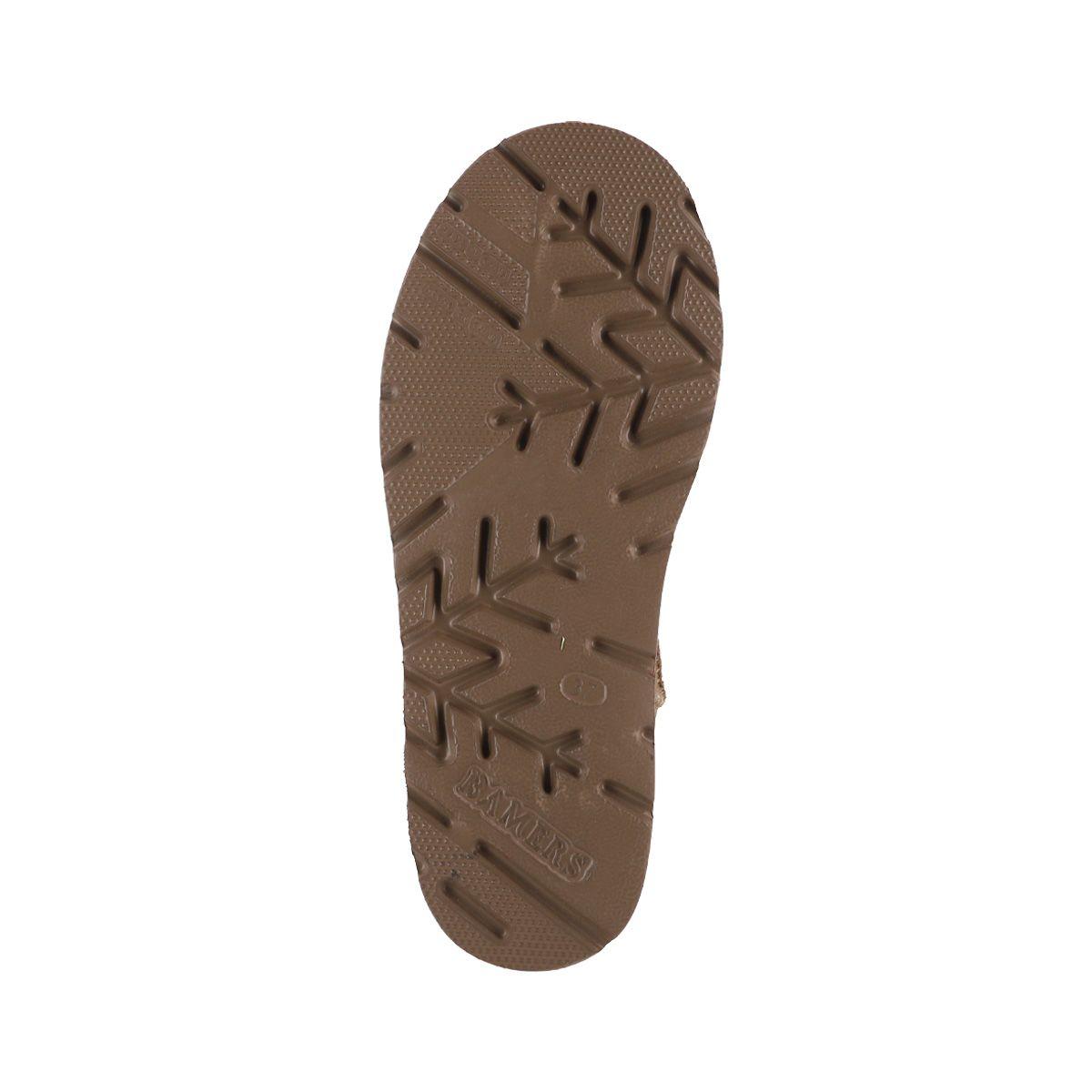 Botas Mujer Bamers Blast Mini Plataforma Cuero Taupe-3
