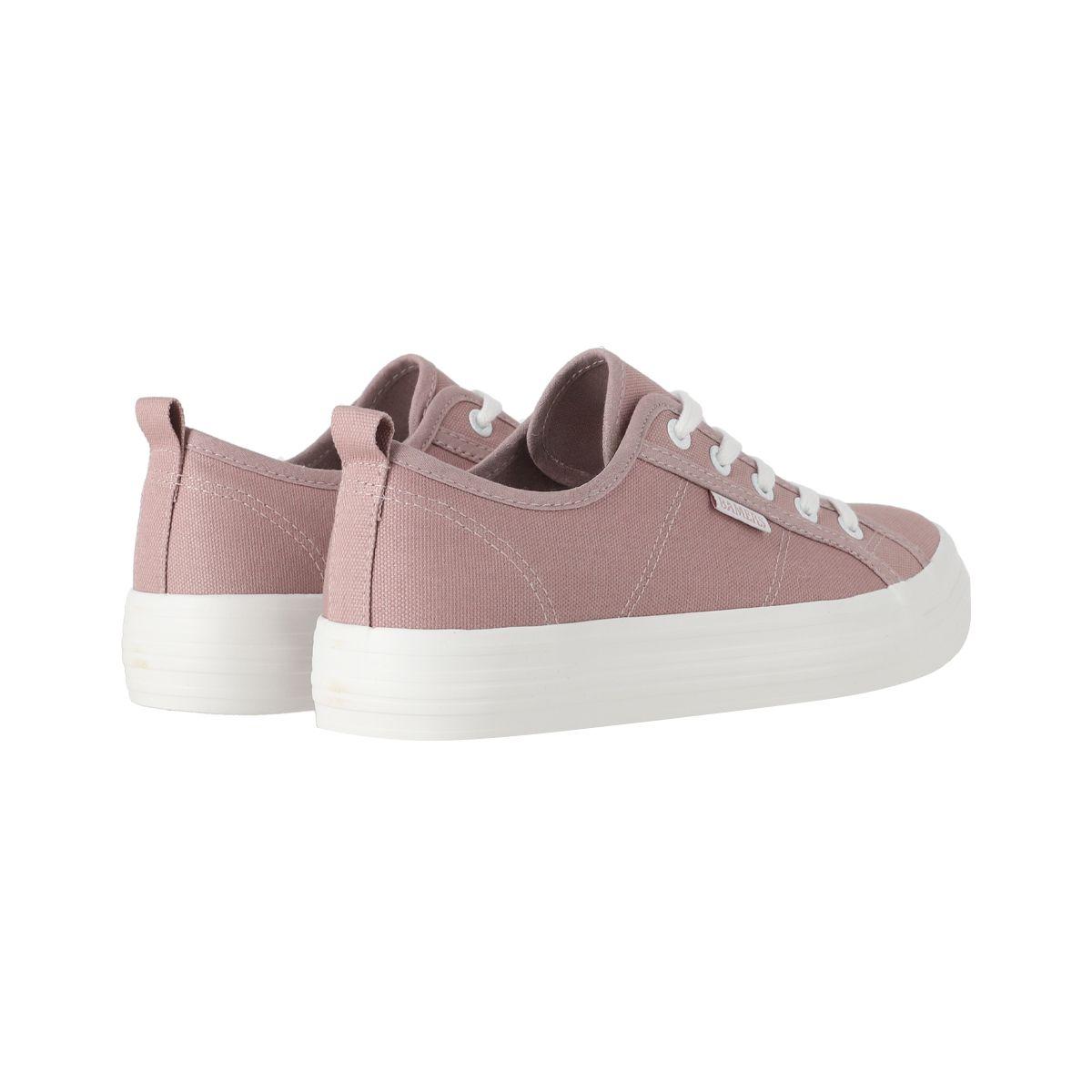 Zapatillas Plataforma Mujer Bamers New Canvas II Rosado-5