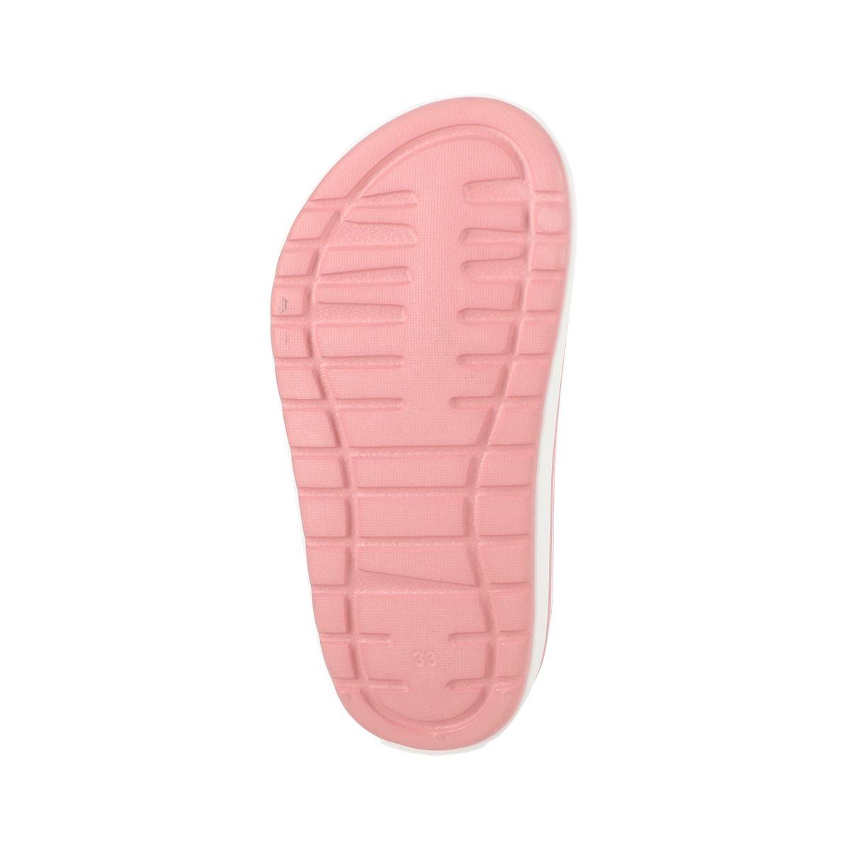 Zuecos Plataforma Niñas Bamers Airline Rosado Metálico-3