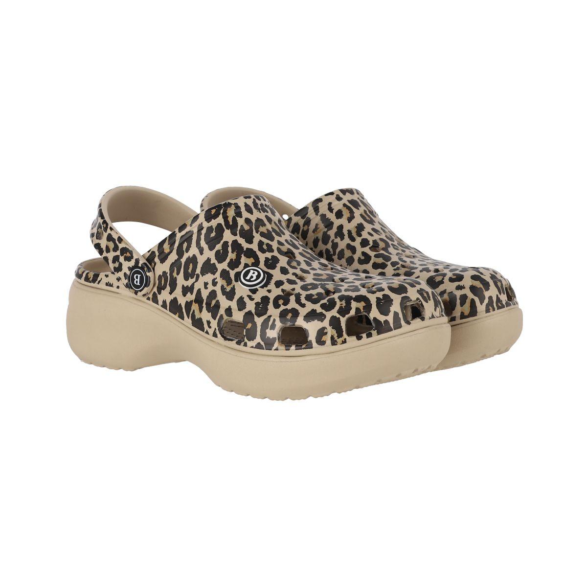 Zuecos Mujer Air Mid con Plataforma Bamers Animal Print-4