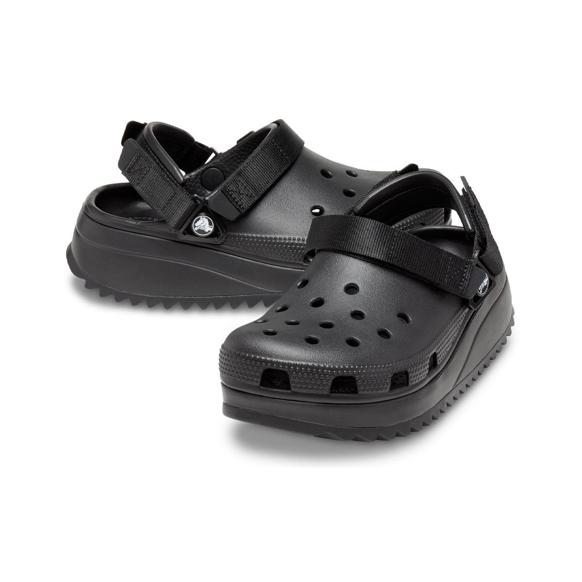 Zueco Crocs Classic Hiker Mujer Black-6